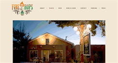 Desktop Screenshot of fireandhopsgastropub.com